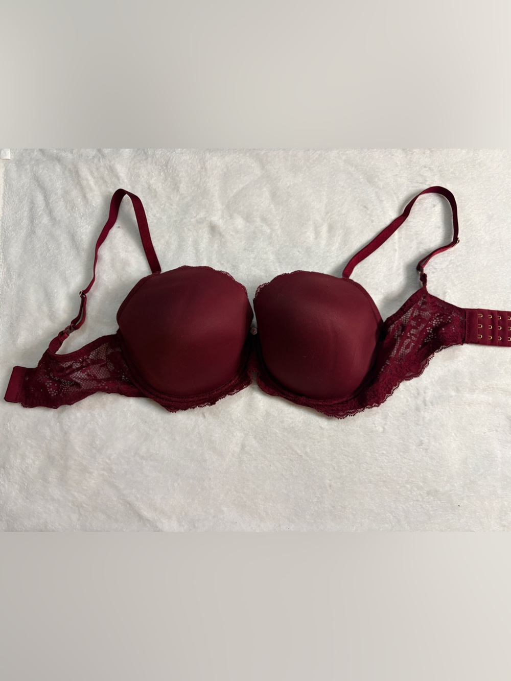 Victoria's Secret Maroon Lace Bra